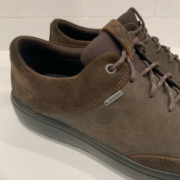 Ecco Gore-Tex Size 9 43 Brown Leather Shoes main image 8
